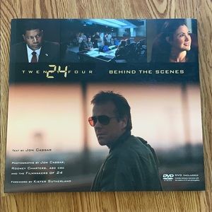 Twenty Four 24 Hours Behind The Scenes Book w/ DVD